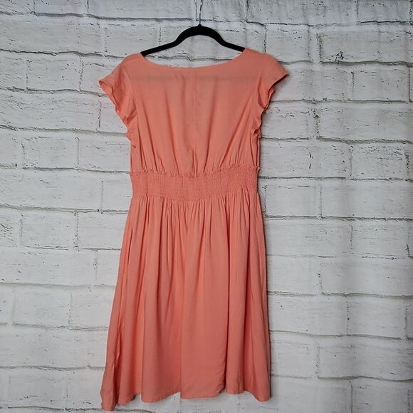 Roxy v neck dress flutter sleeve Size small mini - Picture 9 of 9